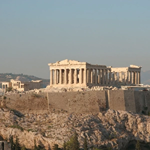 Athens. Panoramic view of the Acropolis. Parthenon