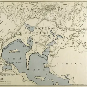 Atlantean Continent Map