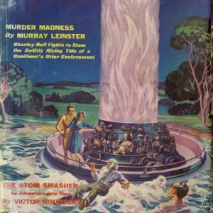 Atom Smasher, Astounding Stories Scifi Magazine Cover