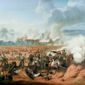 Attack on the British Squares by French Cavalry, Waterloo