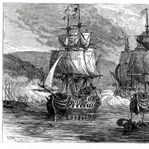 Attack on Burntisland, Fife, Scotland, 1715, during the Jacobite rising known as