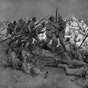 Attempt of Prussian Guard to break British line round Ypres