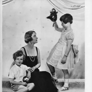 Audrey Devereux with her children