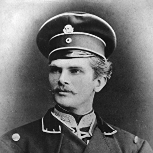 August von Mackensen in first year of military service