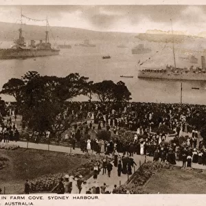 Australia - Australian Fleet in Farm Cove, Sydney Harbour