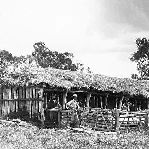 Australia Settlers wool shed Victorian period