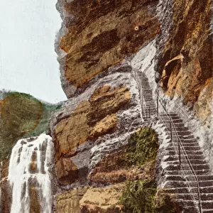 Australia - Waterfalls series - Wentworth Falls and steps