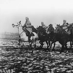 Austro-Hungarian cavalry in action, WW1