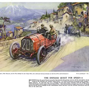 Autocar Poster -- Targa Florio race, Sicily