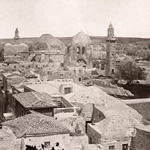 Aview of Jerusalem, Palestine, Holy Land, Israel, 1861