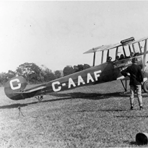 Avro 504K G-aAF being used for joyriding c1925