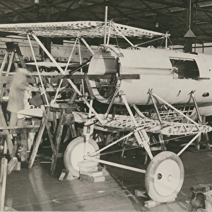 Avro 584 Avocet during construction