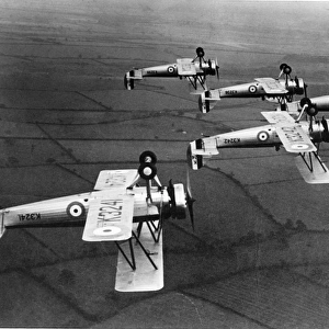 Avro 621 Tutors in inverted flight including K3241 and K324
