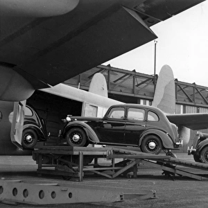 Avro 685 York CMk1 being loaded with Austin 10s