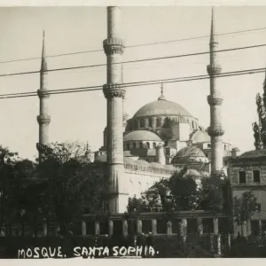 Ayasofya (Hagia Sophia) - Istanbul, Turkey Date: 1922 Ayasofya (Hagia Sophia) - Istanbul, Turkey Date: 1922