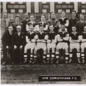 Ayr Corinthians FC football team 1936