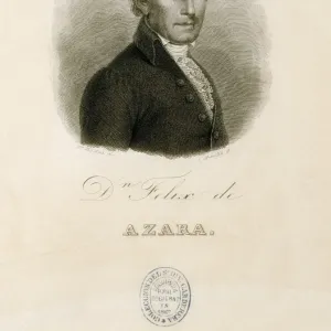 AZARA, F鬩x de (1746-1821). Spanish explorer, naturalist