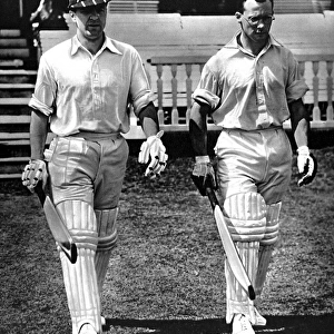 B. O. Allen and P. A. Gibb open the innings, Lords, 1938