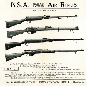 B. S. A. Military Pattern Air Rifles