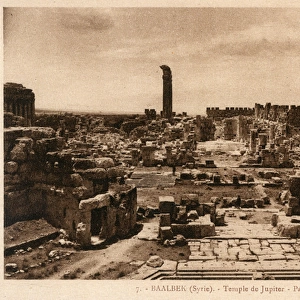 Baalbek, Lebanon - The Temple of Jupiter - Panorama