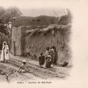 Bab-Darb Quarter of Biskra Old Town, Algeria