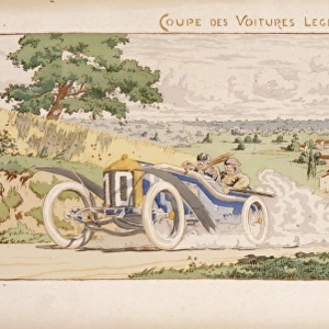 Bablot in a 1911 motor race