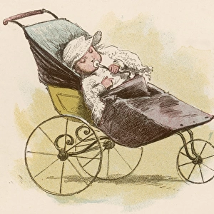 Baby in Pram / Dummy 1884