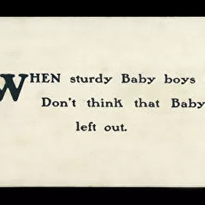 Baby Scouts -- boys and girls