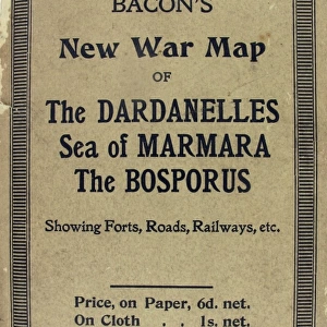 Bacons New War Map of The Dardanelles