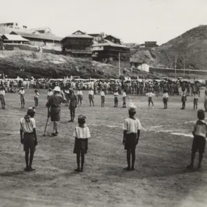 Baden-Powell with Cub Scouts