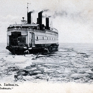 The Baikal in service on the lake
