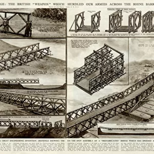 Bailey Bridge and Rhine victory by G. H. Davis