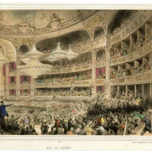 Bal de L Opera, an event during the Paris Carnival, France