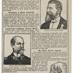 Baldness Cured 1919