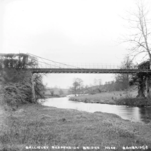 Ballievey Suspension Bridge near Banbridge