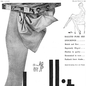 Ballito stockings advertisement