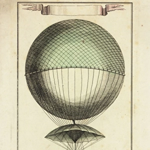 Balloon ascent by Blanchard, Champ de Mars, Paris