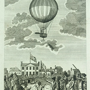 Balloon ascent of Lunardi, Artillery Ground