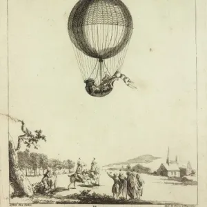 Balloon ascent from Prairie de Nesle, northern France Balloon ascent from Prairie de Nesle, northern France