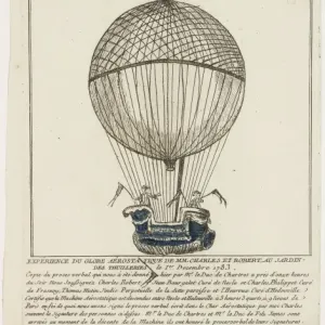 Balloon ascent from Tuileries Gardens, Paris Balloon ascent from Tuileries Gardens, Paris