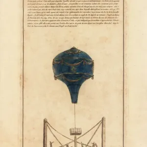 Balloon built at Versailles Balloon built at Versailles