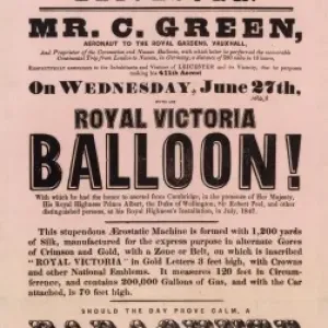 Balloon event, Charles Green, Leicester Balloon event, Charles Green, Leicester
