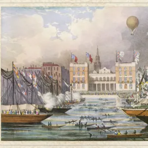 Balloon over London 1833