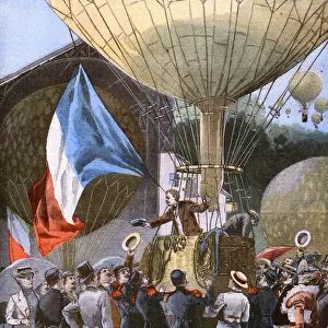 Balloon rally, Vincennes, Paris, France