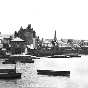 Bangor Tower and Quay Road from the Pier
