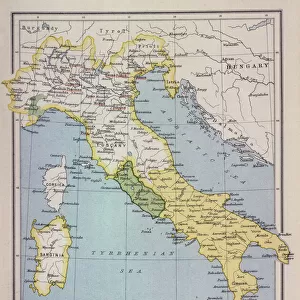 Barbarossa-Era Italy Map