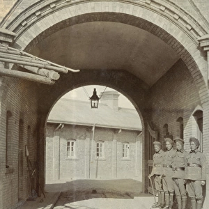 Barracks gate in Tientsin, China