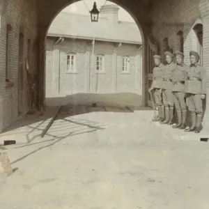 Barracks gate in Tientsin, China