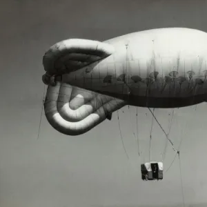 Barrage Balloon with an Underslung Capule Used for Parac?