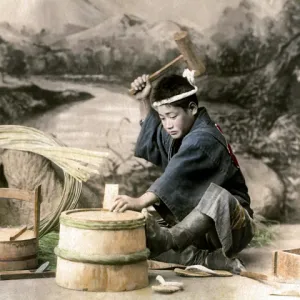 Barrel maker, Japan